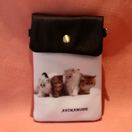 Pochette de téléphone bébé chat persan